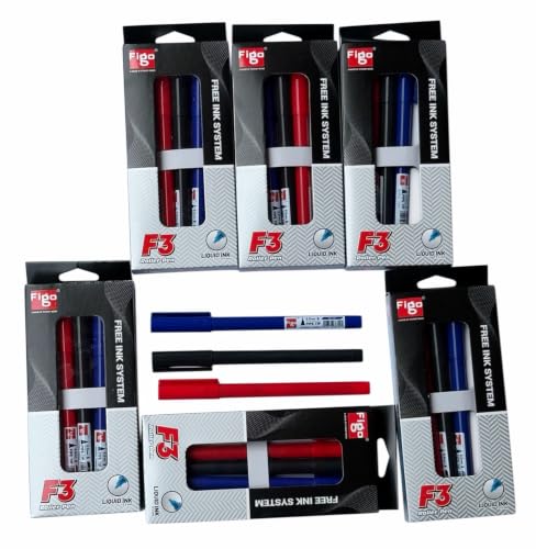 Image of MSGH Figo Fomo Panda Liquid Roller Pen (F3 Roller PEN 6 Set)