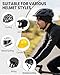 HASAGEI Thermal Running Hat - Men's Skull Cap Cycling Cap Under Helmet Black
