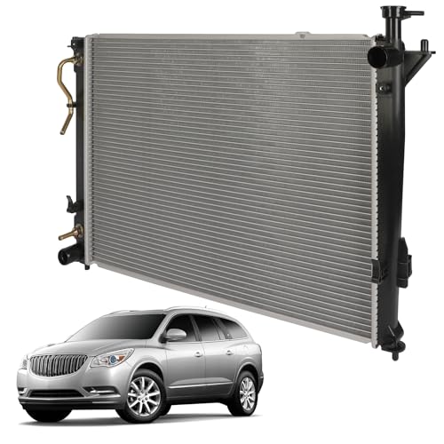 OCPTY 13194 Engine Radiator for 2010-2012 for Hyundai Santa Fe 2.4L 2013-2018 for Hyundai Santa Fe 3.3L 2010-2012 for Hyundai Santa Fe 3.5L 2013-2018 for Santa Fe Sport 2.4L Aluminum Core