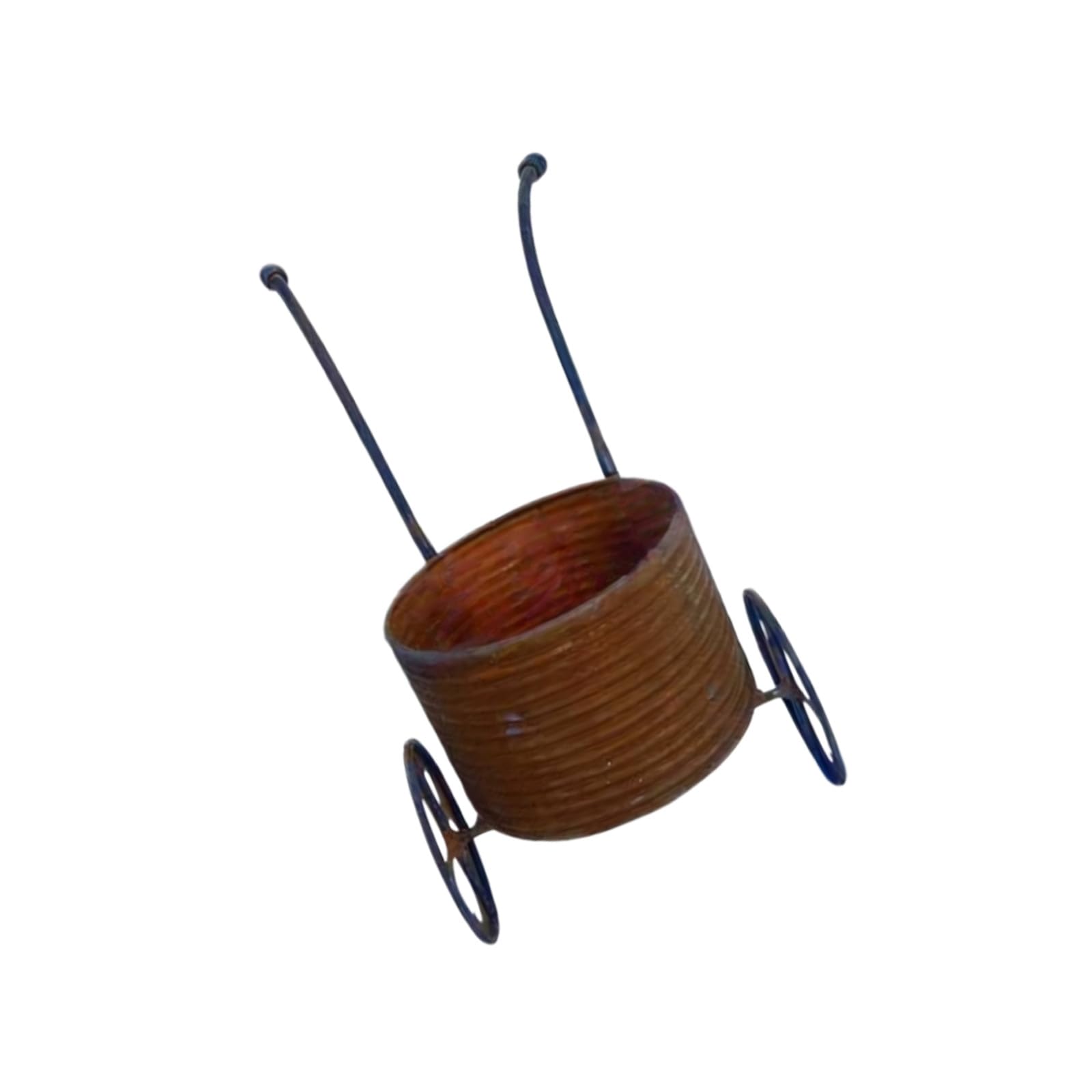 Limtula Unique Miniature Flower Container Planter Holder Crafted From Iron Materials for Garden Display Small Spaces Use Decorative Iron Planter