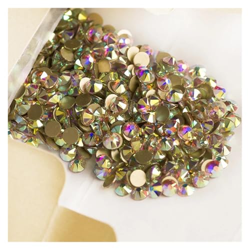 Strass pour ongles couleur Emerald SS30 pour customisation DIY
