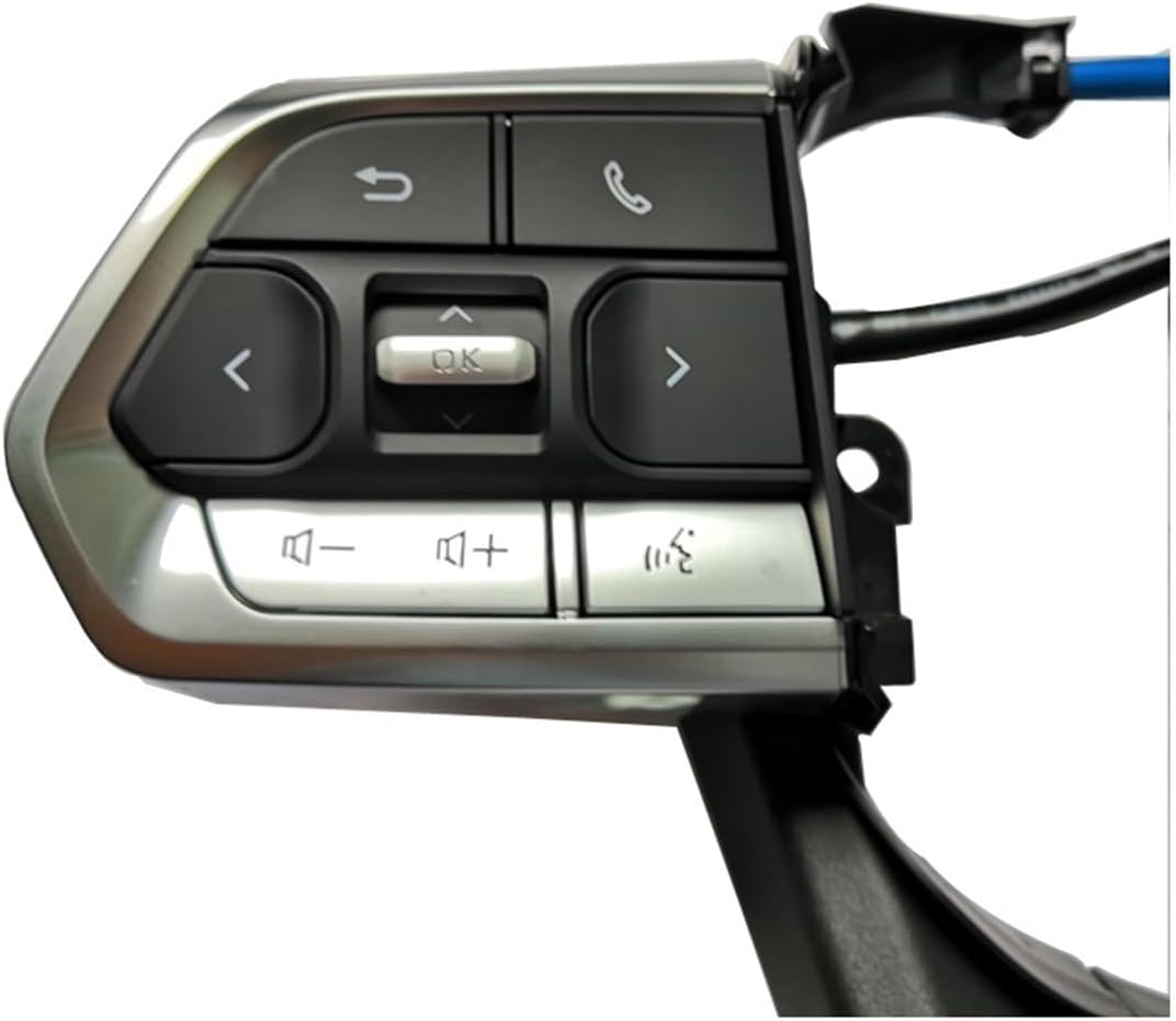 Car Steering Wheel Cruise Control Buttons Multifunctional Buttons Compatible with Toyota Land Cruiser 300