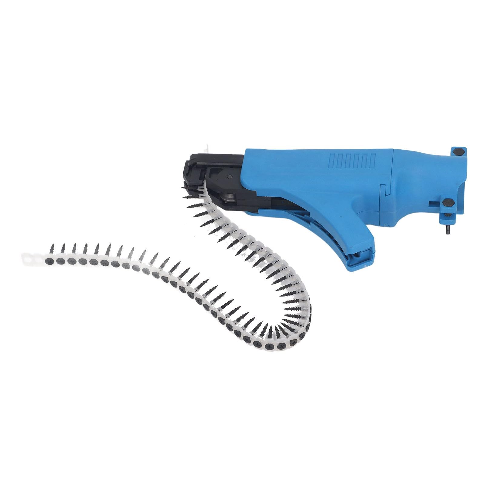 Adattatore per Pistole Sparachiodi a Catena, Materiale ABS, Design Efficiente per Risparmiare Manodopera, Regolazione Automatica della profondità, Adatto per Trapano Elettrico da 47-50 Mm,