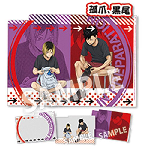 Clear file HIQ Kuroo et Fox nail avec 3 poches transparentes pour organisation