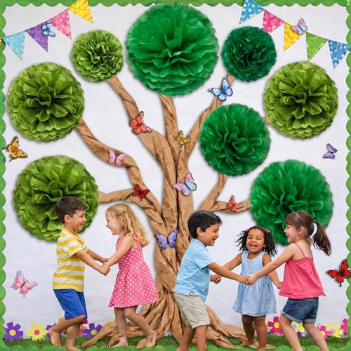 3D Classroom Tree Bulletin Board Set DIY Large Cardboard Blooming Tree by Poola Voidra - Used condition - Image 5
