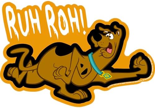 Scooby Doo Ruh Roh! 6"x4.1" Sticker