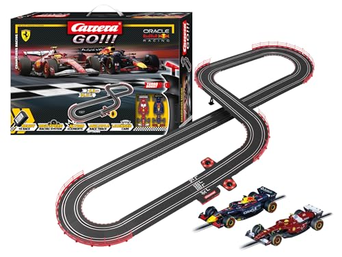 Carrera GO Slot Car Toy Race Track Set with High-Speed Cars, Racing Game for Boys, Girls, and Kids, Ages 6+, Champion's Racing by Carrera - Used condition - US$92.68
