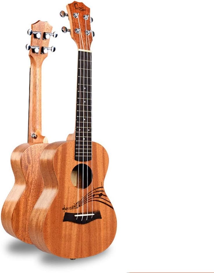 ウクレレ マホガニーウクレレ4弦ハワイギターインストゥルメント コンサートウクレレ (色 : Natural, Size : 21 