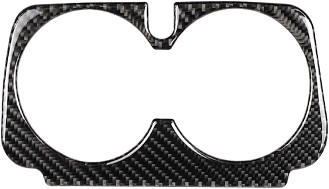 Carbon Fiber Water Cup Panel Frame Holder Cover Trim for mercedess benzs C Class W205 C180 C200 C300 GLC X253 E W213 2015-2022