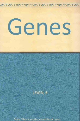 Genes 0471093165 Book Cover