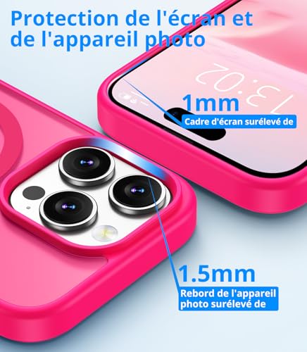 Coque iPhone 14 Pro antichoc et magnétique protection militaire