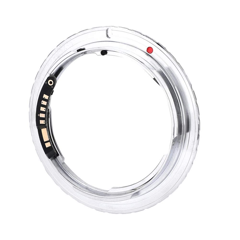EBTOOLS Adaptador de Lente de Cámara PK-EOS con Contacto Eléctrico para Lente Pentax K para Cámaras Canon EOS, Accesorios para Lentes de Cámara