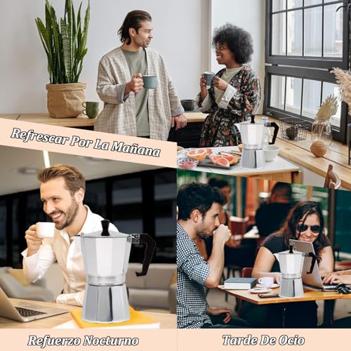 La Mejor Selección de Cafetera italiana aluminio comprados en linea. 9 Imagen adicional