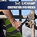 Lichamp 10-Inch Adjustable Construction Spud Wrench