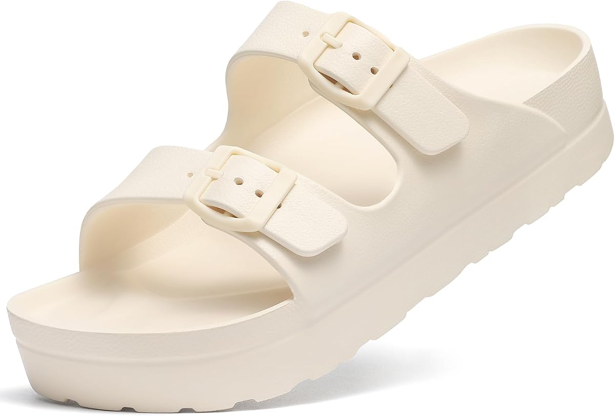Goosecret Women's Comfortable Arch Support Walking Platform Sandals