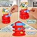Toymendous Gumball Machine for Kids with Gumballs - Bubble Gum Mini Candy Dispenser | Piggy Bank for Kids - Receive Red or Yellow Machine Colors May Vary