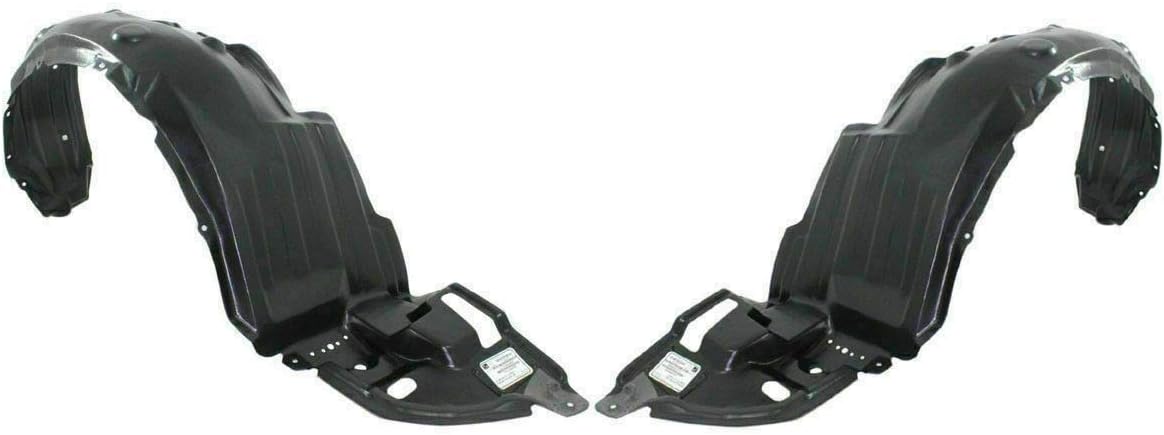 Fender Liners Set Front + Engine Splash Shield Under Cover For 2011-2013 Toyota Corolla Direct Replacement