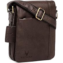 WILDHORN Leather 8.5 inch Sling Messenger Bag for Men I Multipurpose Crossbody Bag I Travel Bag with Adjustable Strap I DIMENSION L- 8.5inch H- 10.5inch W- 3inch