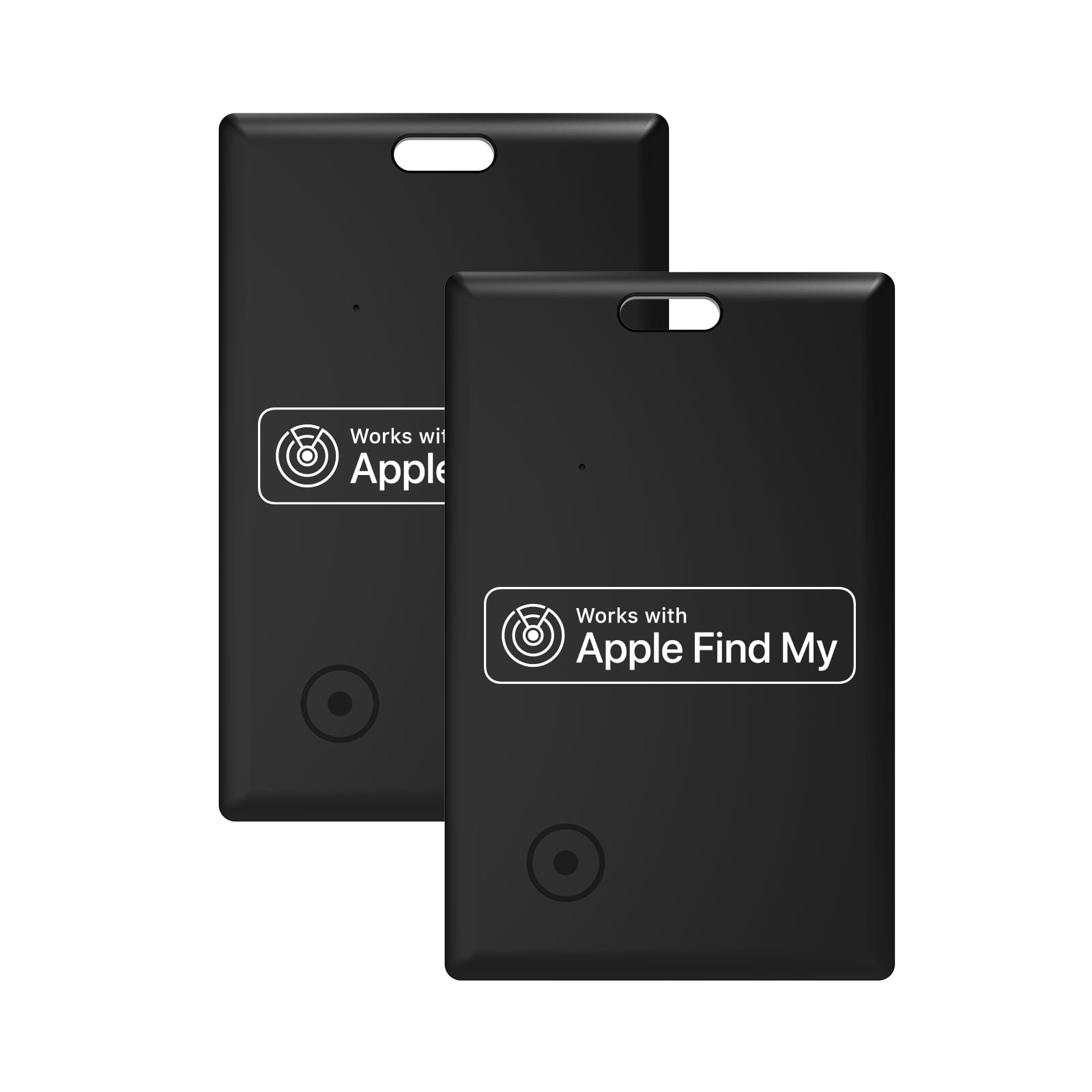 Slim Wallet Tracker Card with Find My Network - Works Like AirTag, Locate Your Wallet Easily (Wallet Tracker 2-Pack)