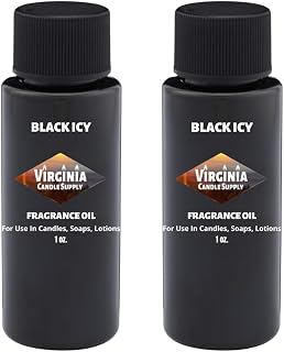 Black ICY Type Fragrance Oil (Our Version of The Brand Name) (2 oz Bottle) for Candle Making, Soap Making, Tart Making, Room Sprays, Lotions, Car Air Fresheners, Slime, Bath Bombs, Warmers…