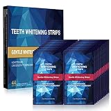 Teeth Whitening Strips, 44 pcs whitening strips for teeth sensitive, Enamel Safe white strips for te