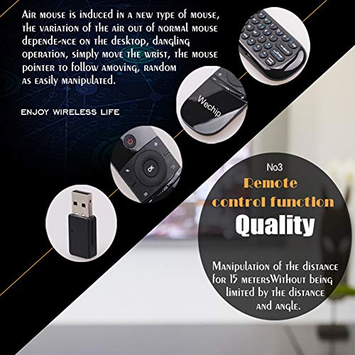 Mini clavier bluetooth 2,4 GHz télécommande portable pour ordinateur et tv