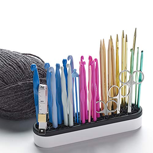 Silicone Makeup Brush Holder: Beauty Tool Organizer, Cosmetic Storage, Sewing And Quilting Notion Stash And Store (Black) #TOP1