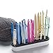Silicone Makeup Brush Holder: Beauty Tool Organizer, Cosmetic Storage, Sewing and Quilting Notion Stash and Store (Black)