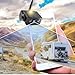 Wireless Backup Camera for RV/Truck/Camper/Trailer - Solar-Powered Strong Magnetic Mount, No Wiring/Drilling, HD Night Vision, Waterproof, Low Power - Works with iPhone & Android (Easy Installation)