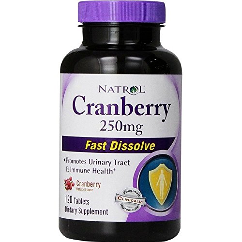 Natrol Cranberry Fast Dissolve - 250 mg - 120 Tablets