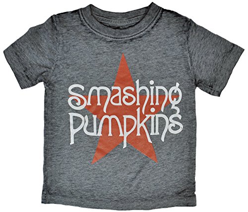 Smashing Pumpkins Toddler Infant Boys T-Shirt Star Print Burnout Retro Tee