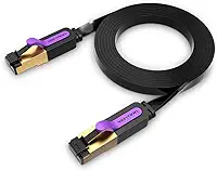 Cabo Rede Cat7 Flat Icabk 8m 600mhz 10gbps Blindado Vention