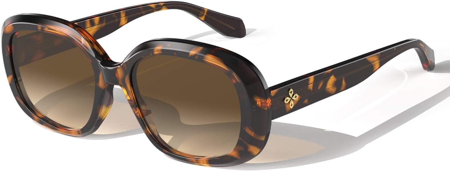 VISOONE Oversized Oval Round Jackie O Sunglasses Women Vintage Retro Large Square Sun Glasses Huge Big Shades Lavinia - Image 9