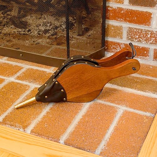 Minuteman International F-23 Small Fireplace Bellows, Fire Starter Aerator - Thumbnail 2
