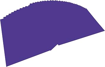 Folia 614/50 32 - Photo Card DIN A4, 300 g/m2, 50 Sheets, Dark Purple, for Crafts and Creative Design of Cards, Window Pictures and Scrapbooking