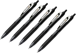 Zebra Sarasa Dry Gel Ink Pen Black (JJ31-BK), 0.5mm Fine, 5 pens per Pack (Japan Import)
