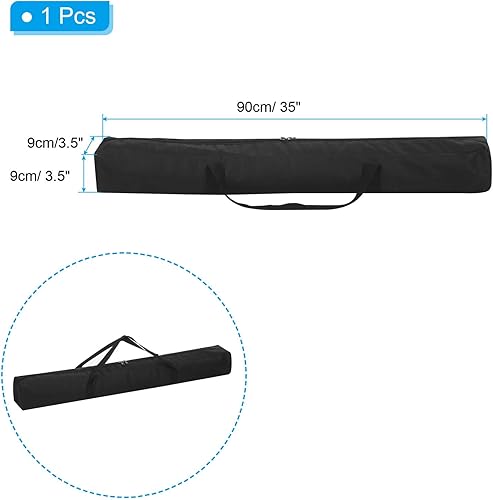 Miniatura 2 de PATIKIL Bolsa de repuesto para trípode de 35 pulgadas, bolsa de nailon plegable de repuesto para silla de campamento, funda de transporte con correa