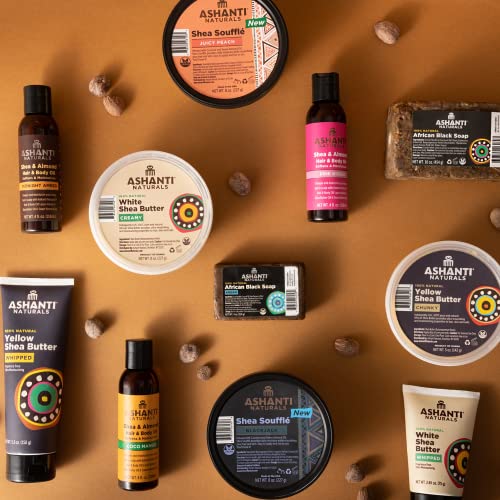 Ashanti Naturals Pure Shea And Sweet Almond Oil For Hair And Skin | Moisturizing Body Oil For Dry Skin, Scalp And Hair [Fragrance: Midnight Amber, 4 Oz] #TOP6