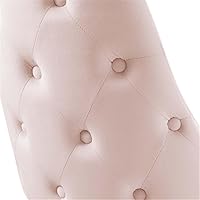 Vista 58 de Modway EEI-3907-GRY Adorn - Silla auxiliar de comedor de terciopelo copetudo, color gris