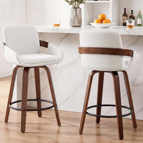 Misshappy 26 Inch Counter Height Bar Stools Set of 2,