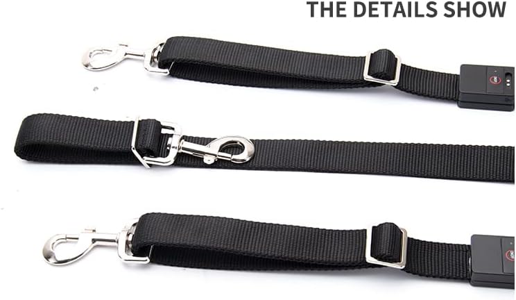 Miniatura 9 de UDRENM Collar de pectoral de caballo LED Bridle Halter Tack de alta visibilidad para montar a caballo nocturno (rojo)