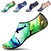 JACKSHIBO Zwemschoenen voor dames, blotevoetenschoenen, blotevoetenschoenen, heren, badschoenen, waterschoenen, kinderen…