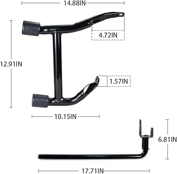 Saddle Bag Guards for Harley Touring Street Glide Road Glide Road King Electra/Ultra (2009-2025) (09-25 Saddlebag Guard)