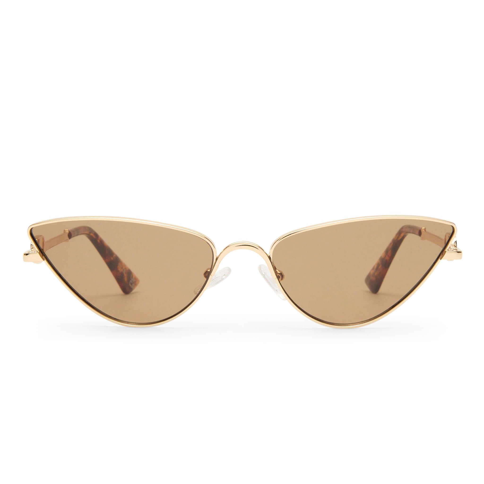 Le Specs. THE SOIREE BRIGHT GOLD - Sonnenbrille für Damen CAT-EYE Rahmenform mit UV-Schutz LSU2552159