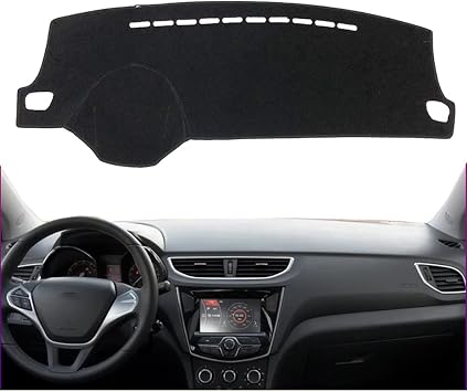 Car Dashboard Cover for Left Hand Drive Chery Arrizo 3 2014-2019 Carpet Dashmat Sun Shade Pad Car Styling Flannel All Black