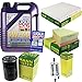 Produktbild QR-PARTS 69389244 Filter Set Inspektionspaket 5 Liter Motoröl Leichtlauf High Tech 5W-40 MANN-FILTER Innenraumfilter Kraftstofffilter Luftfilter Ölfilter