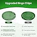 MR CHIPS Made in USA Magnetic Wand Plus 100 Bingo Green