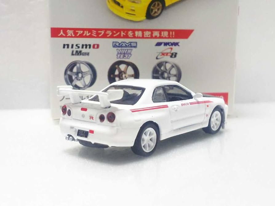 Amazon | Targa 1/64 日産 スカイライン GT-R R34 BNR34 レイズ ボルク