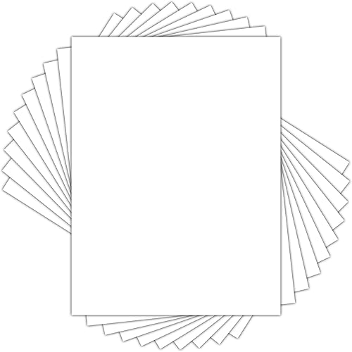 Golden State Art, Tablero de respaldo blanco de 12 x 16, tableros de respaldo para marco, imagen (paquete de 10)