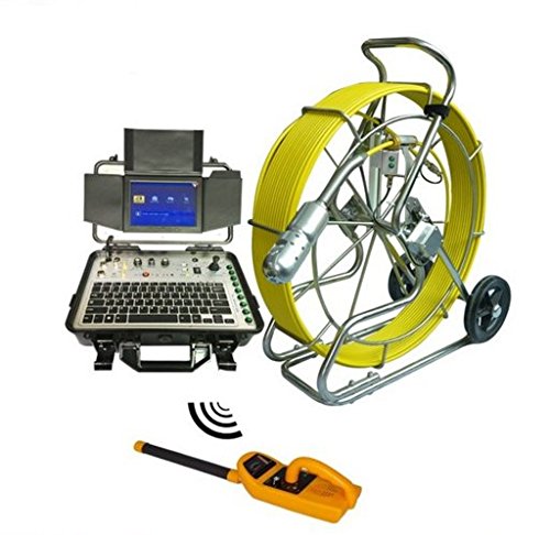 120m Cable Pipe Inspection Camera with Meter Counter with 512Hz Sonde